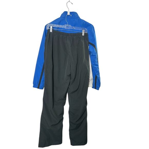 Reebok Windbreaker Jacket & Pants Tracksuit Windsuit White & Gray Medium NEW - Picture 4 of 12